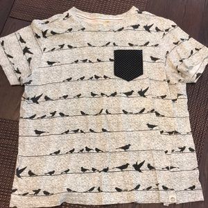Birds on a Wire Pocket Tee